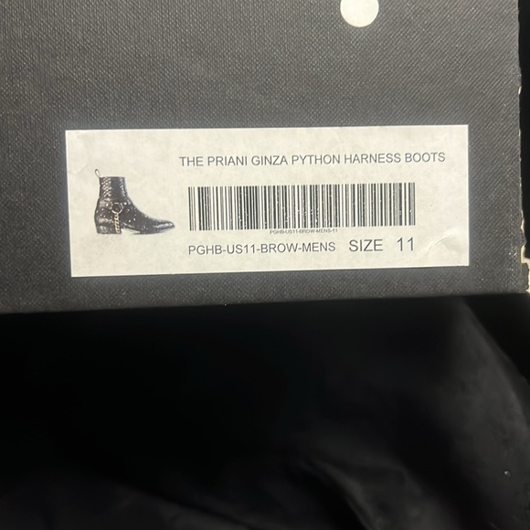 Espresso brown python chelsea boot main image 6